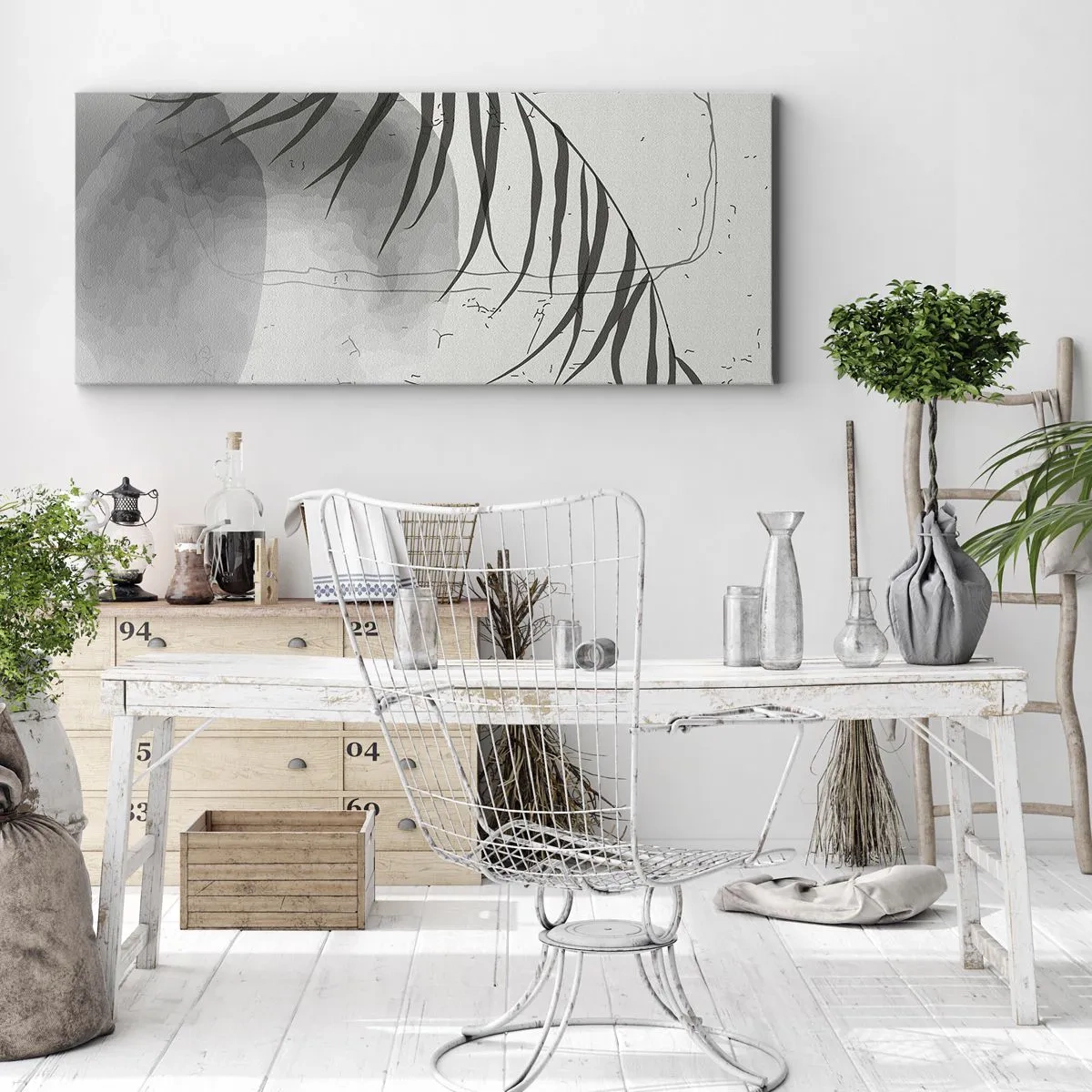 Lærredstryk - Billede på lærred - Den subtile eksotisme i naturen - 100x40 cm
