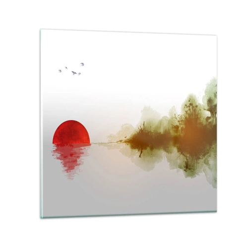 Billede på glas - Et løfte om fred - 50x50 cm