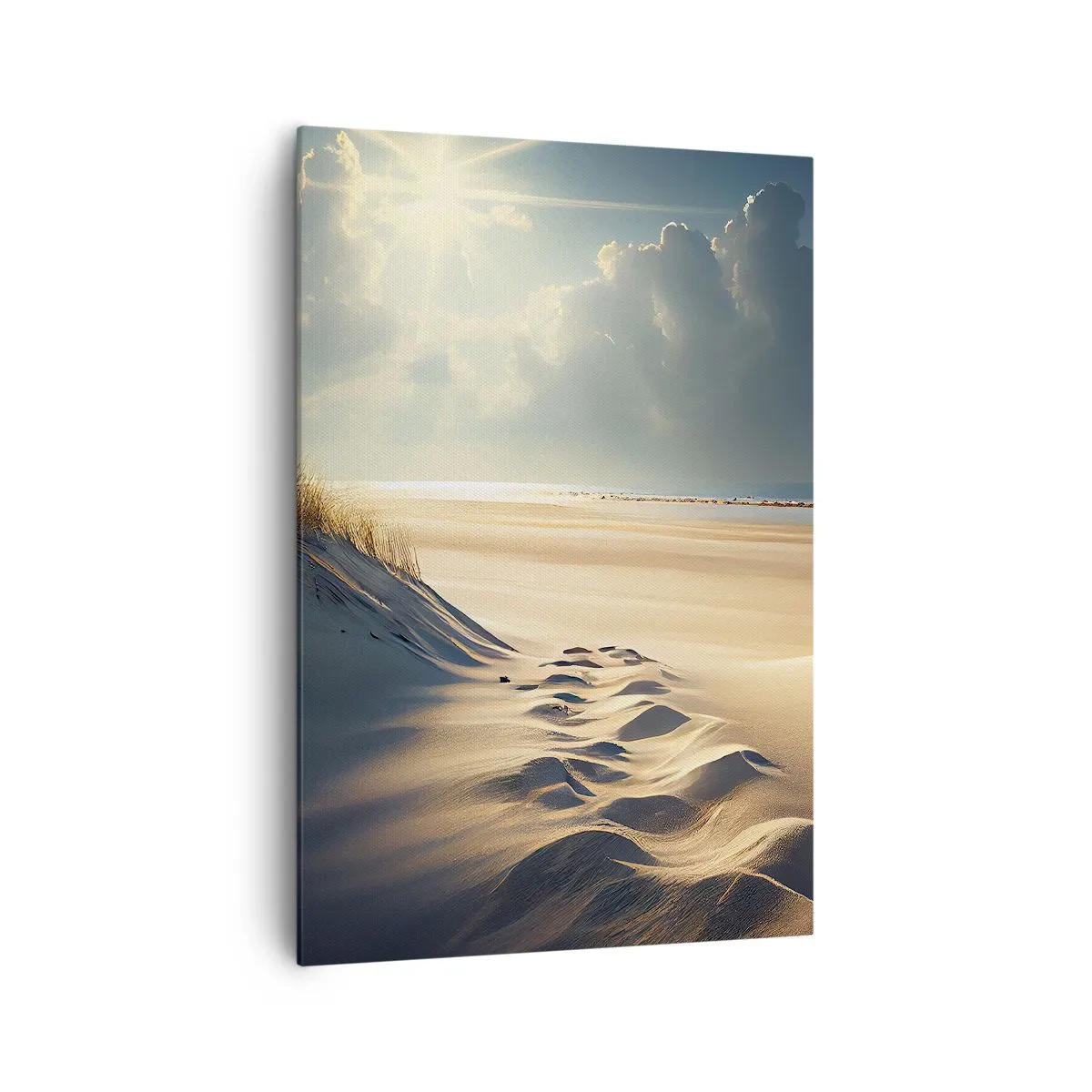 Lærredstryk - Billede på lærred - Beroligende landskab - 70x100 cm