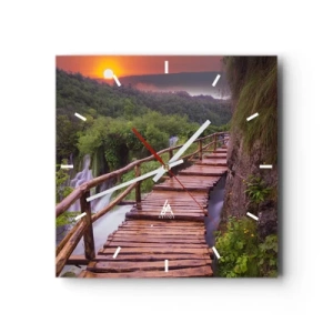 Vægur, Uret - En utrolig skønhed - 40x40 cm