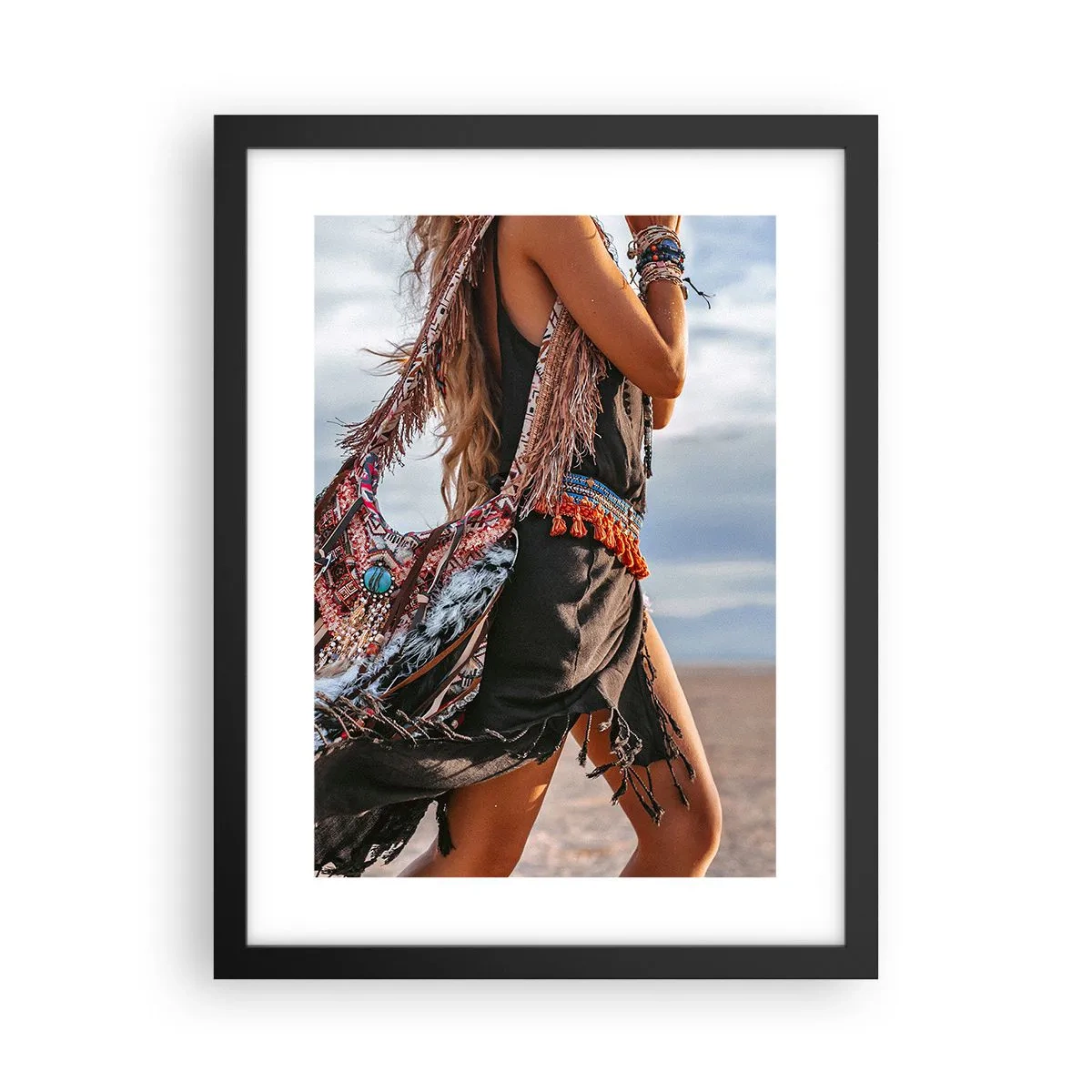 Plakat i sort ramme - Shamanens pige - 30x40 cm