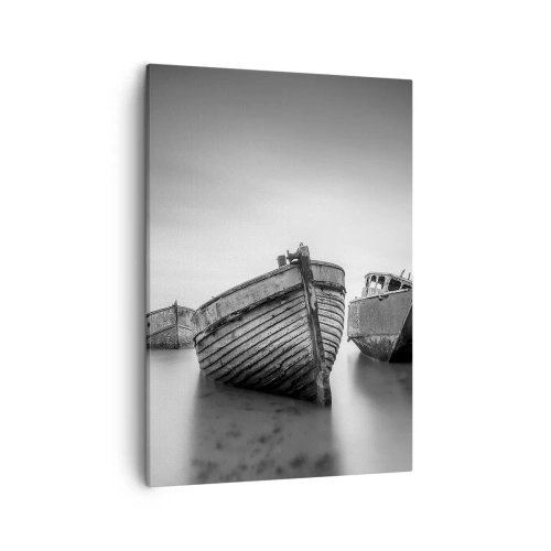 Lærredstryk - Billede på lærred - Nu er det bare minder... - 50x70 cm