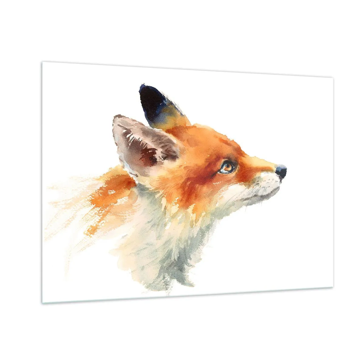 Billede på glas - Man kan aldrig være for forsigtig - 100x70 cm