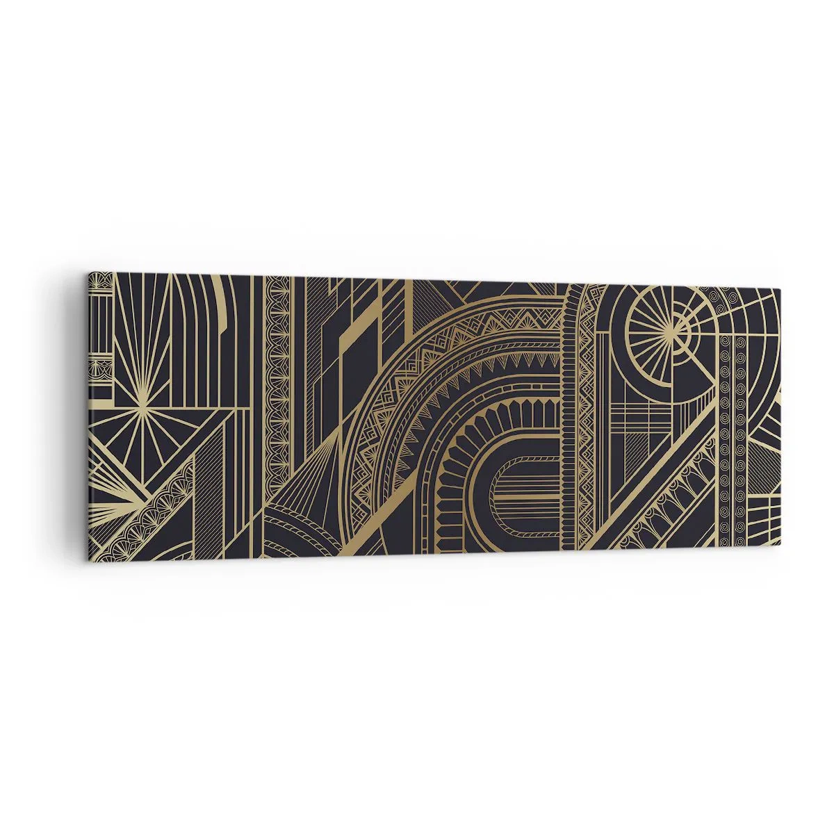 Lærredstryk - Billede på lærred - Koncepter, idéer, planer - 140x50 cm