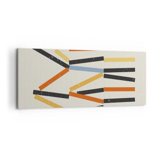 Lærredstryk - Billede på lærred - Vandret komposition - 120x50 cm