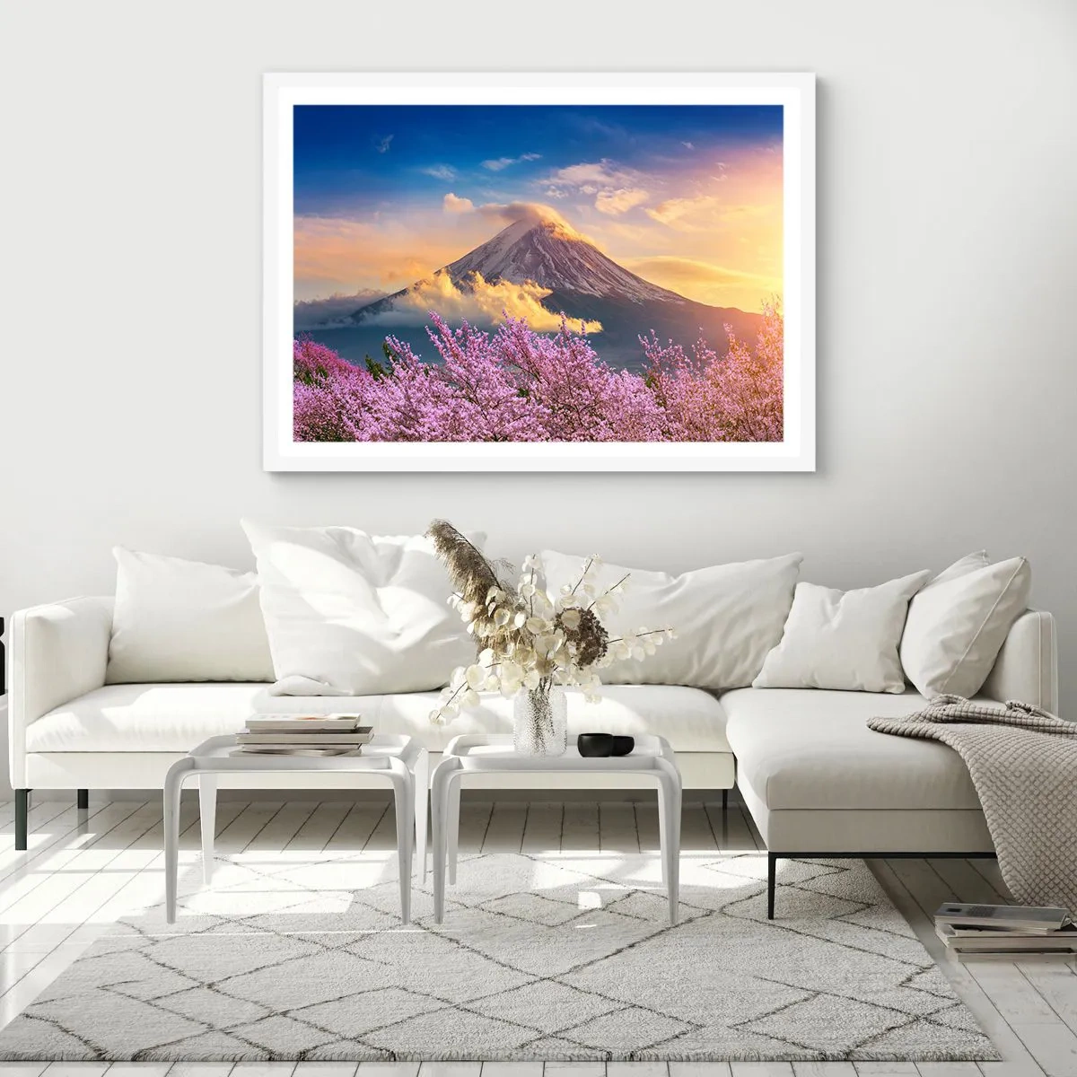 Plakat i hvid ramme - Japansk hellighed - 91x61 cm