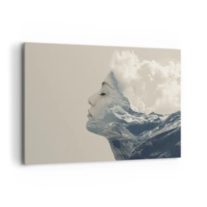 Lærredstryk - Billede på lærred - Skønheden ved elementerne - 100x70 cm