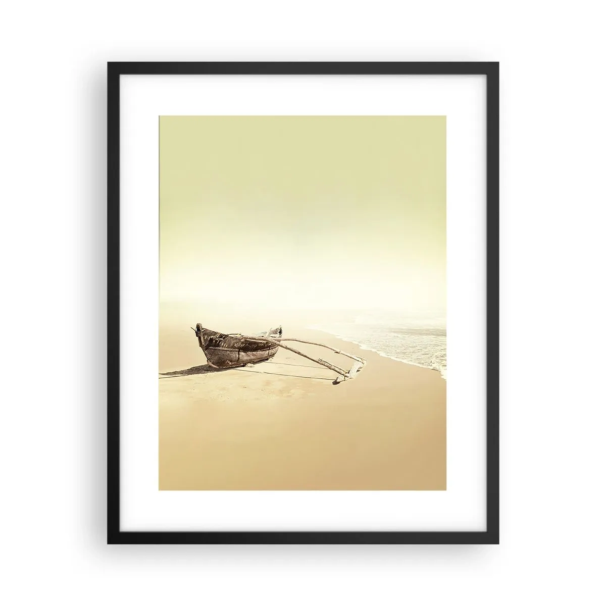 Plakat i sort ramme - Et minde om Sydhavet - 40x50 cm