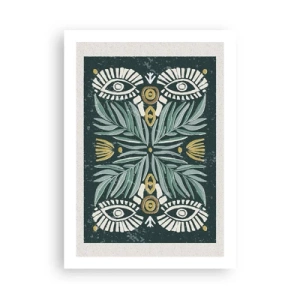 Plakat - Som en folkeudskæring - 50x70 cm