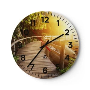 Vægur, Uret - Endnu et sving, endnu et under - 30x30 cm