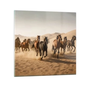 Billede på glas - Fri som vinden - 30x30 cm