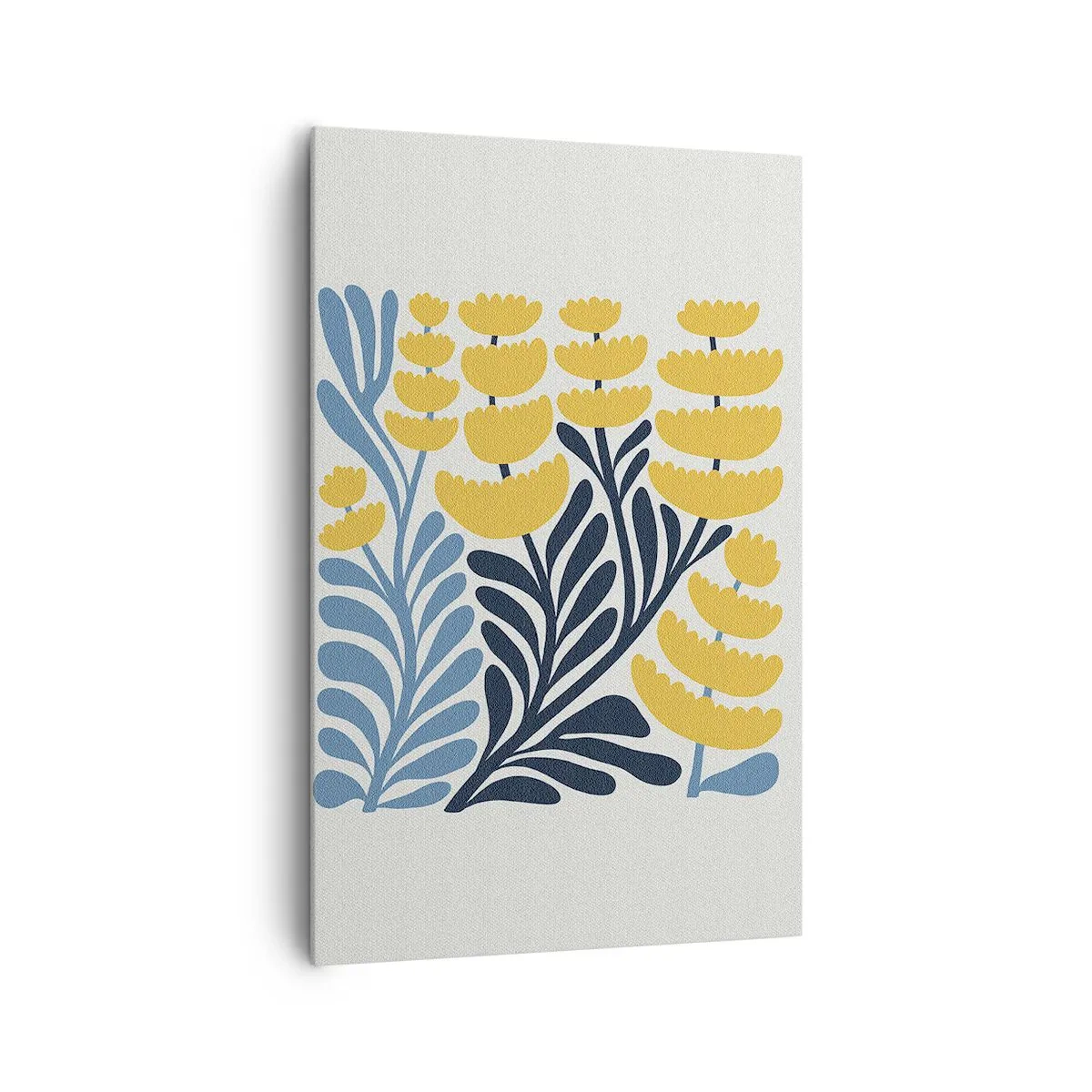 Lærredstryk - Billede på lærred - Solrig seng - 80x120 cm