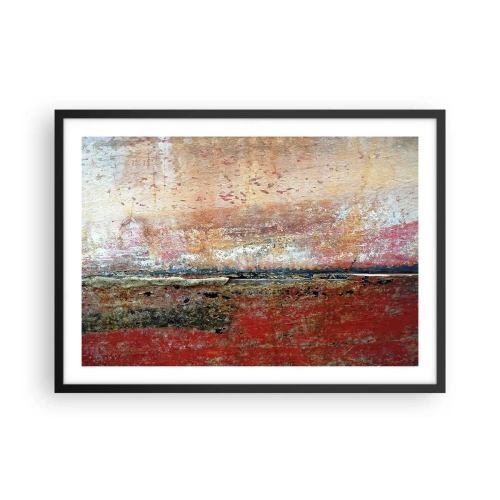 Plakat i sort ramme - Måske er det havet - 70x50 cm