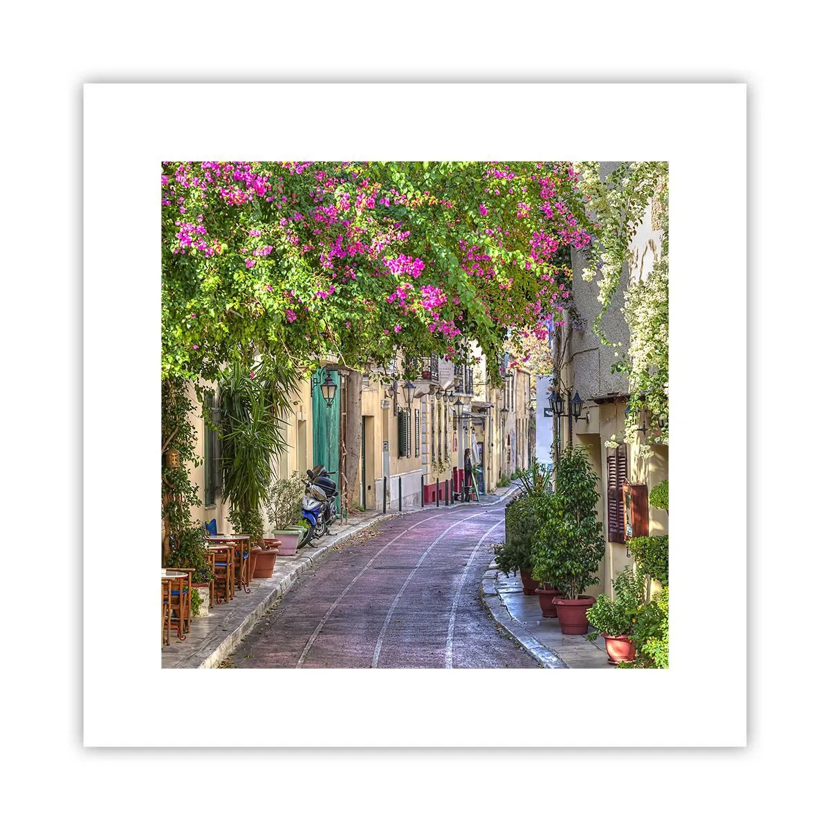 Plakat - En blomstrende gyde - 30x30 cm