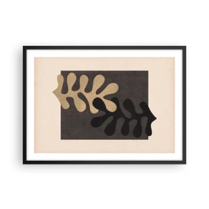 Plakat i sort ramme - Fravær og supplement - 70x50 cm