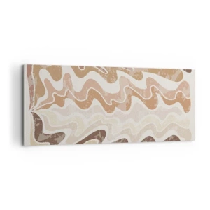 Lærredstryk - Billede på lærred - God energi - gode følelser - 100x40 cm