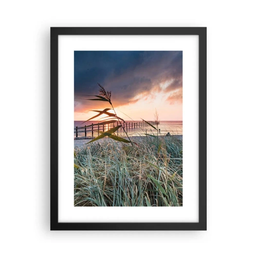 Plakat i sort ramme - Ikke passerer med vinden - 30x40 cm