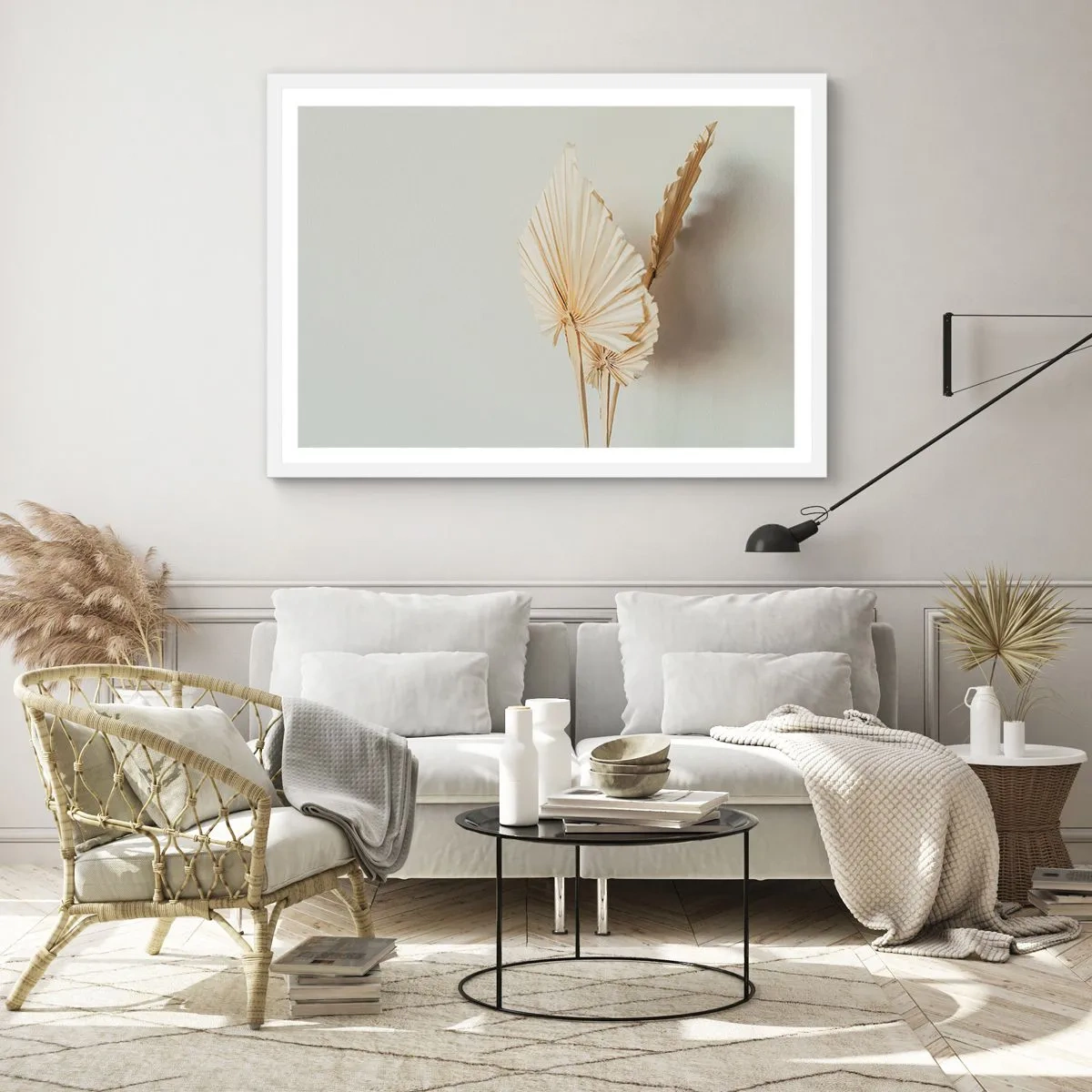 Plakat i hvid ramme - Når du har brug for trøst - 70x50 cm