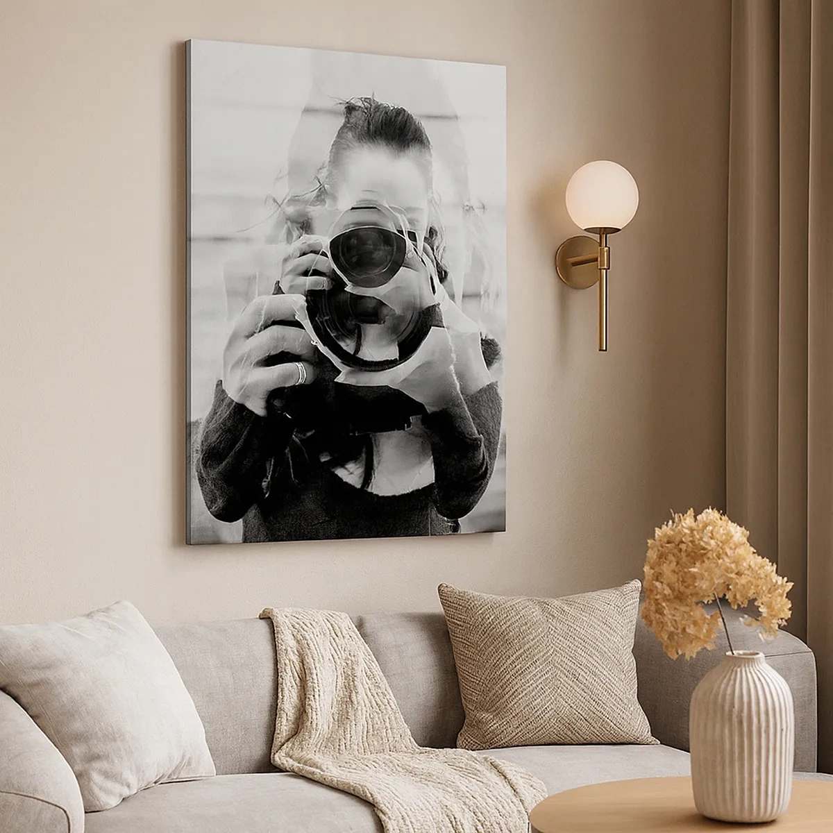 Lærredstryk - Billede på lærred - Skaber og materiale - 50x70 cm