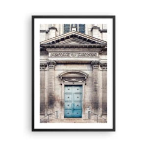 Plakat i sort ramme - Porten til åndeverdenen - 50x70cm - Porten til åndens verden - Moderne vægdekoration til stue og soveværelse ARTTOR