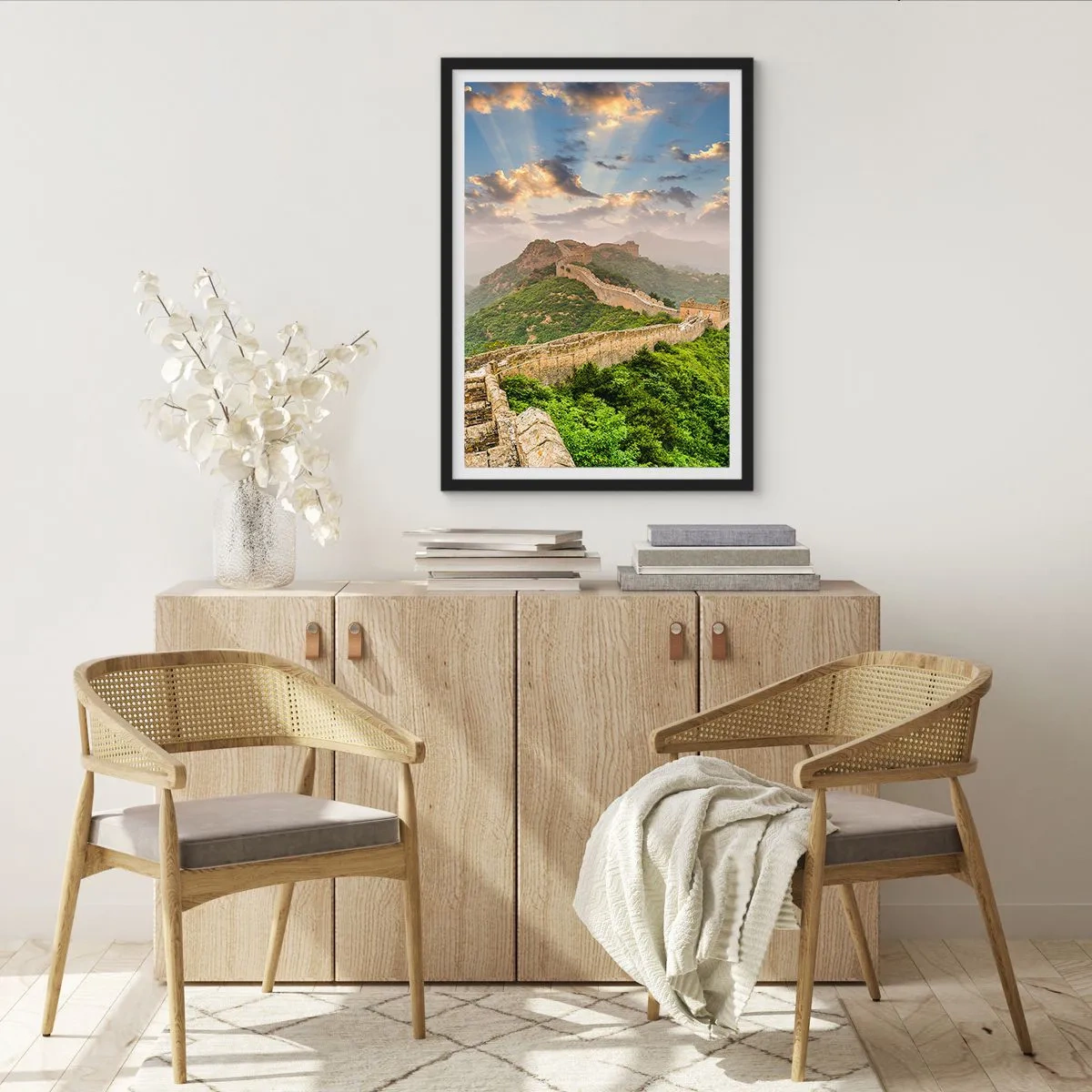 Plakat i sort ramme - Uforanderlig storhed - 30x40 cm