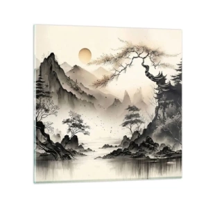 Billede på glas - Orientens unikke charme - 70x70 cm