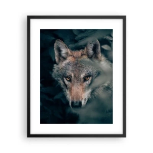 Plakat i sort ramme - Jæger - 40x50 cm