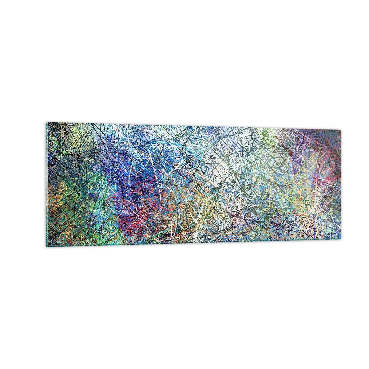 Billede på glas - Så enkelt er det ikke - 140x50 cm