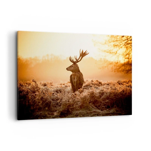 Lærredstryk - Billede på lærred - Herre på godset - 120x80 cm