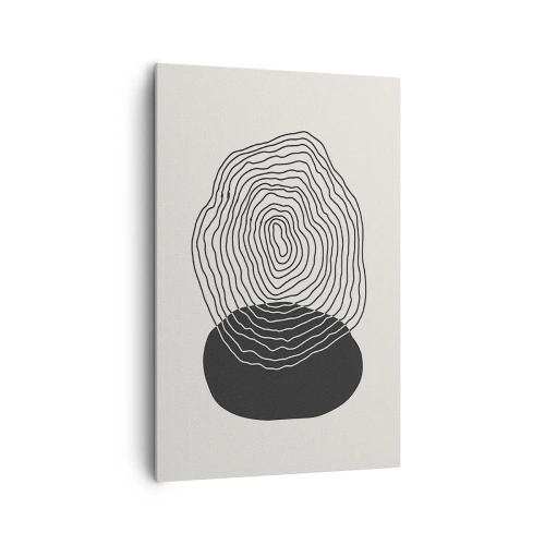 Lærredstryk - Billede på lærred - Varighed og vibration - 80x120 cm