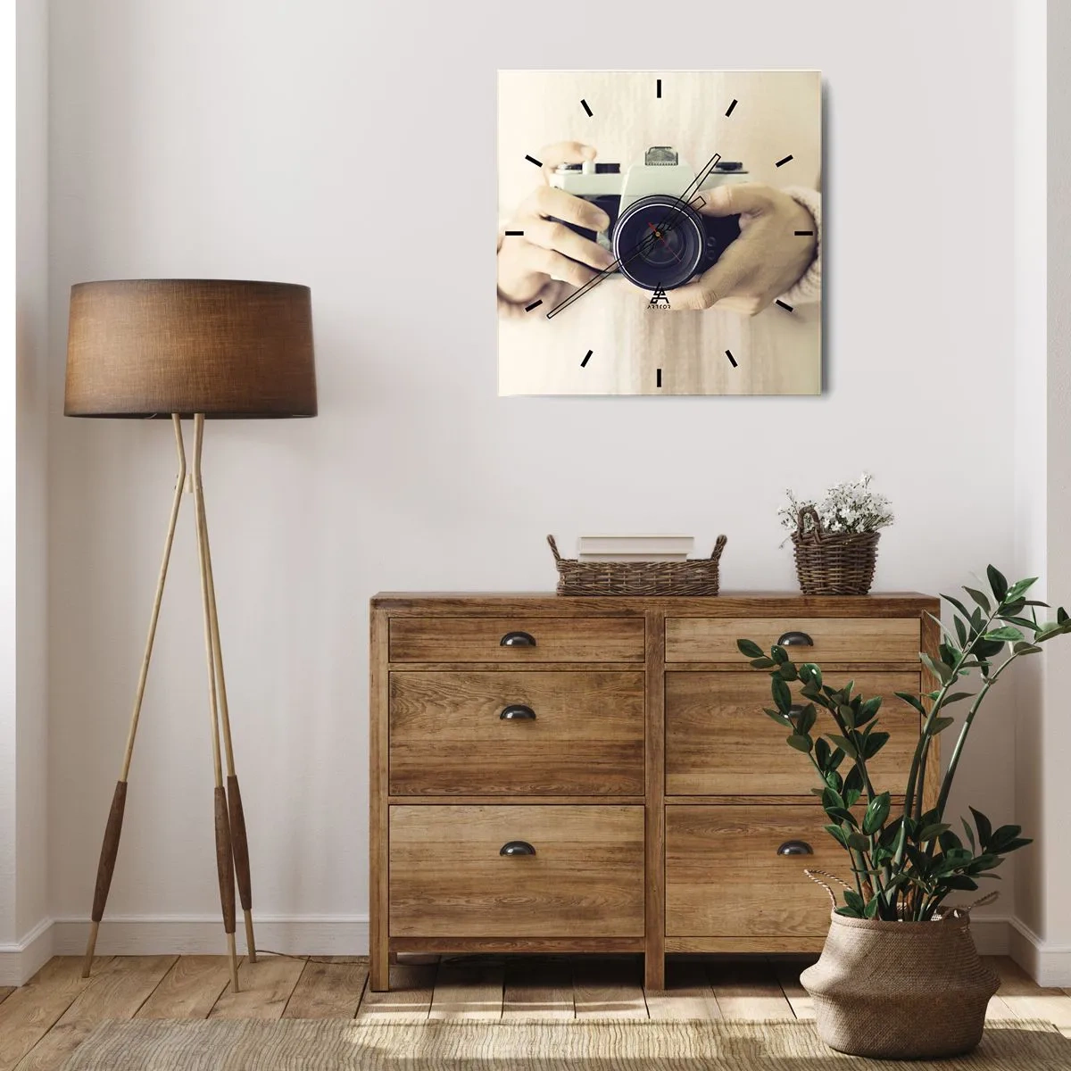 Vægur, Uret - For at se mere... - 30x30 cm