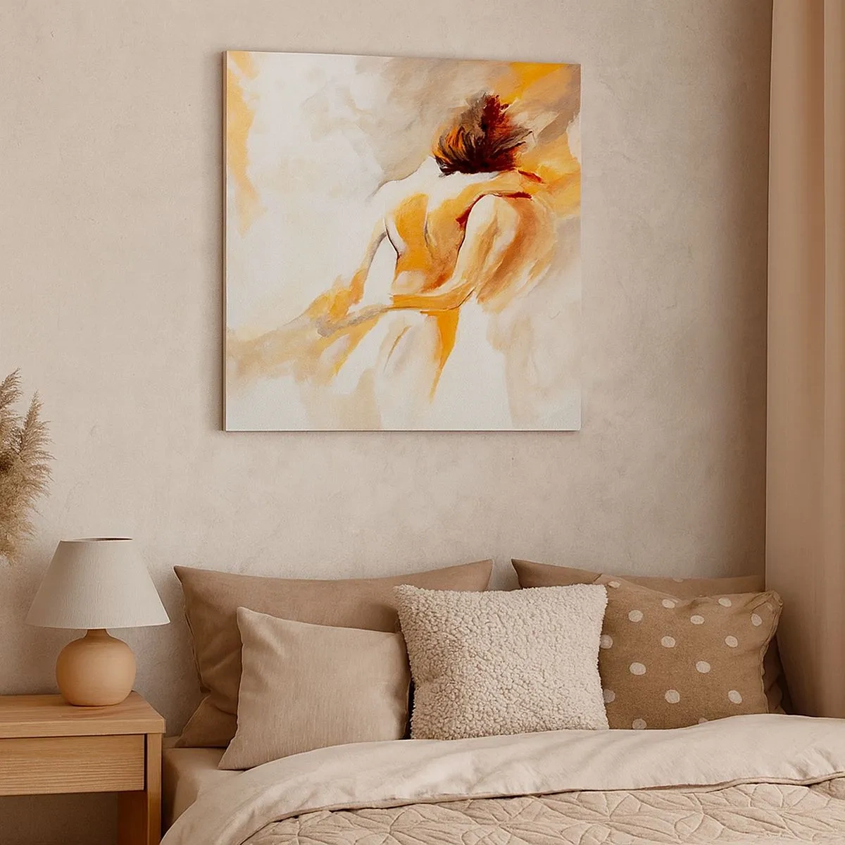 Lærredstryk - Billede på lærred - I himlen af nærhed - 30x30 cm