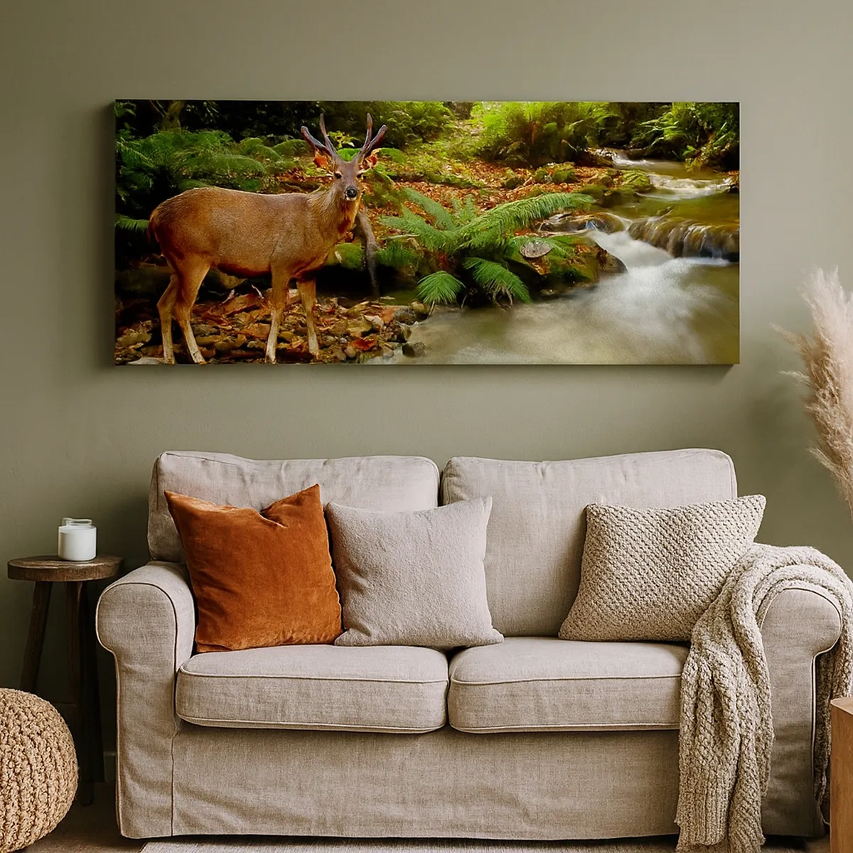 Lærredstryk - Billede på lærred - Velkommen til min verden - 30x30 cm