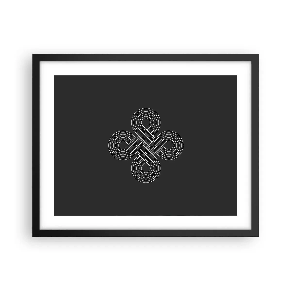 Plakat i sort ramme - I den keltiske ånd - 50x40 cm