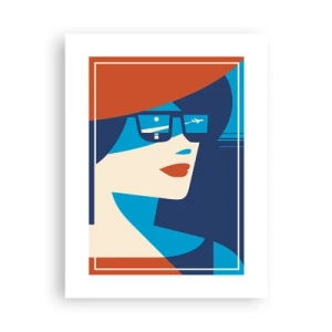 Plakat - Ferie rejse - 30x40 cm