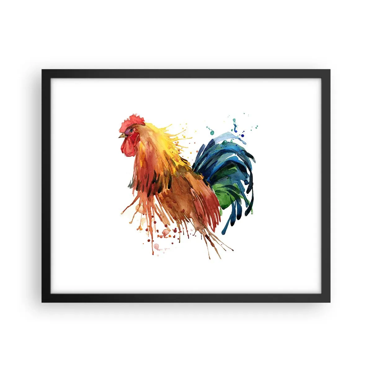 Plakat i sort ramme - Kongelig kappe, kongelig stolthed - 50x40 cm
