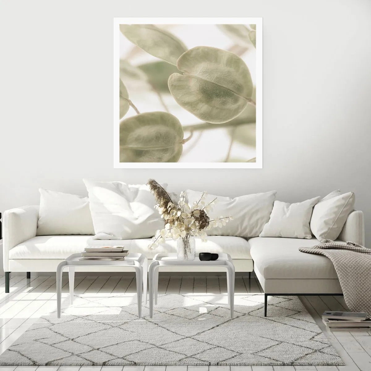 Plakat - I begyndelsen var der blade... - 50x50 cm