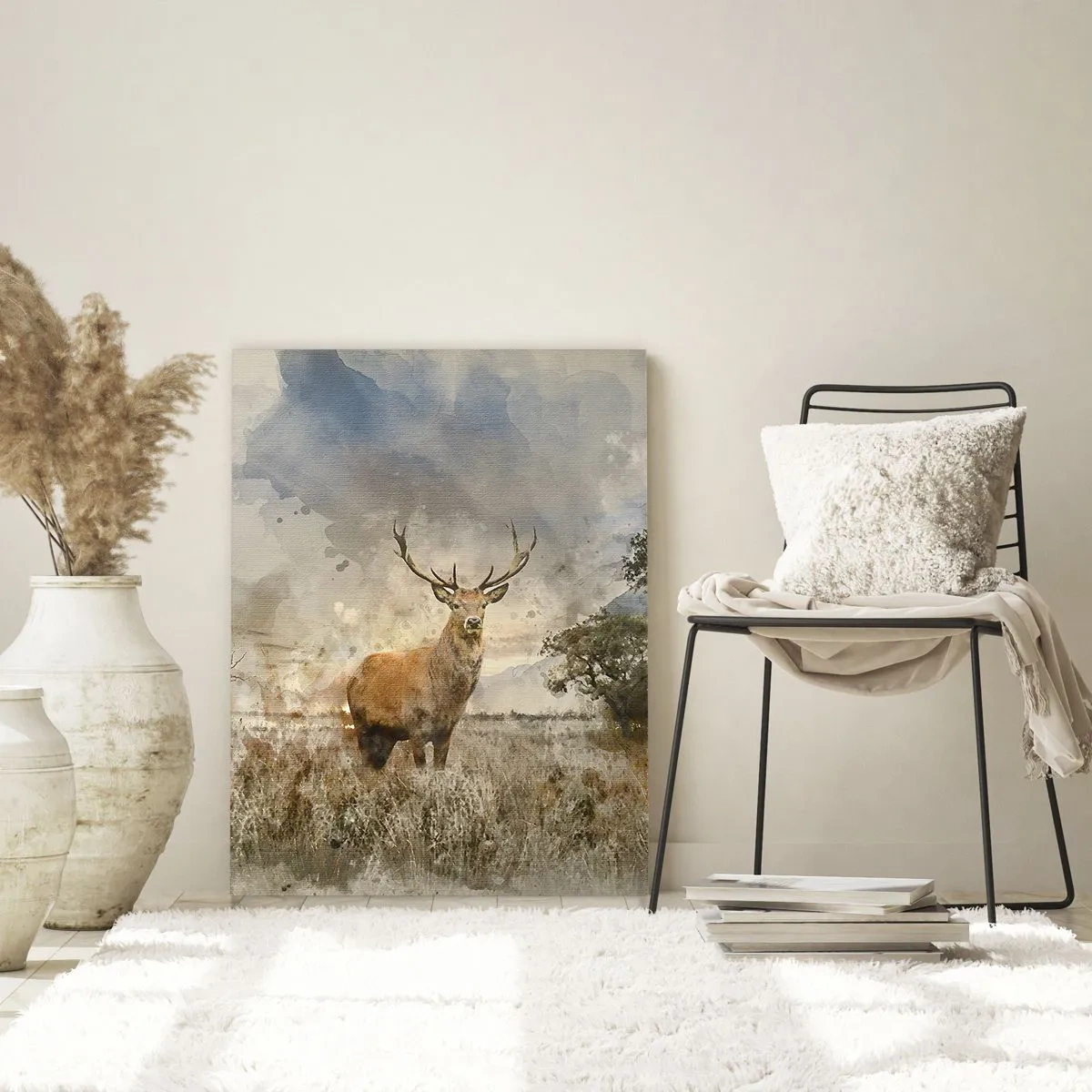 Billede på glas - Værdighed - styrke - værdighed - 70x100 cm