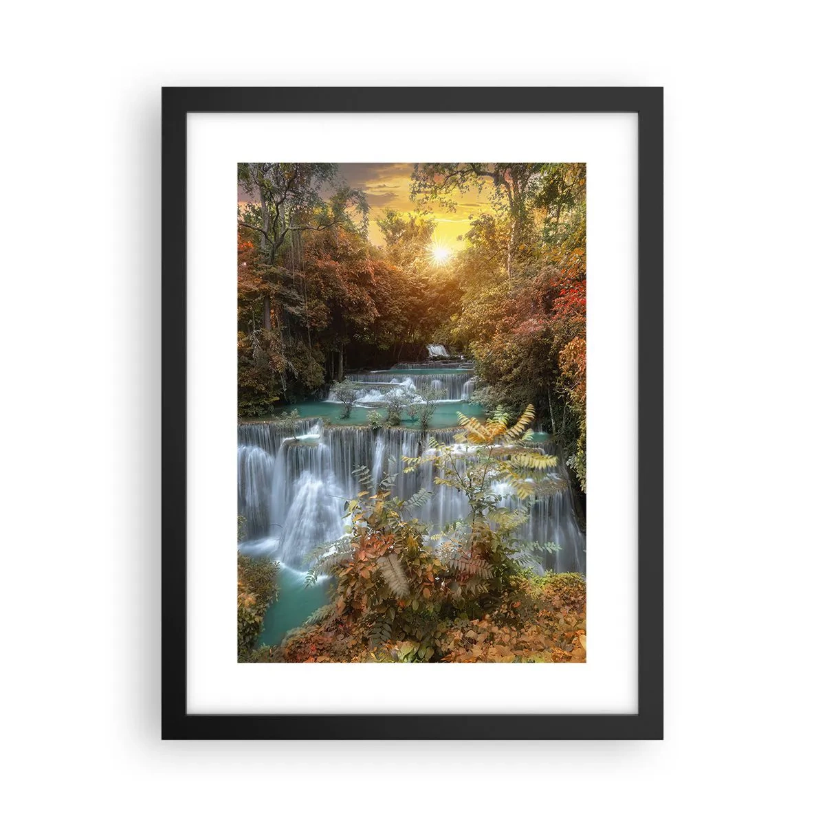 Plakat i sort ramme - Skovens skjulte skat - 30x40 cm