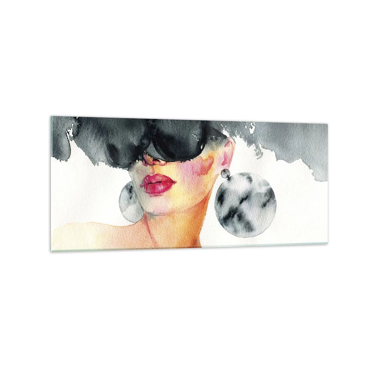 Billede på glas - Hemmeligheden bag elegance - 120x50 cm