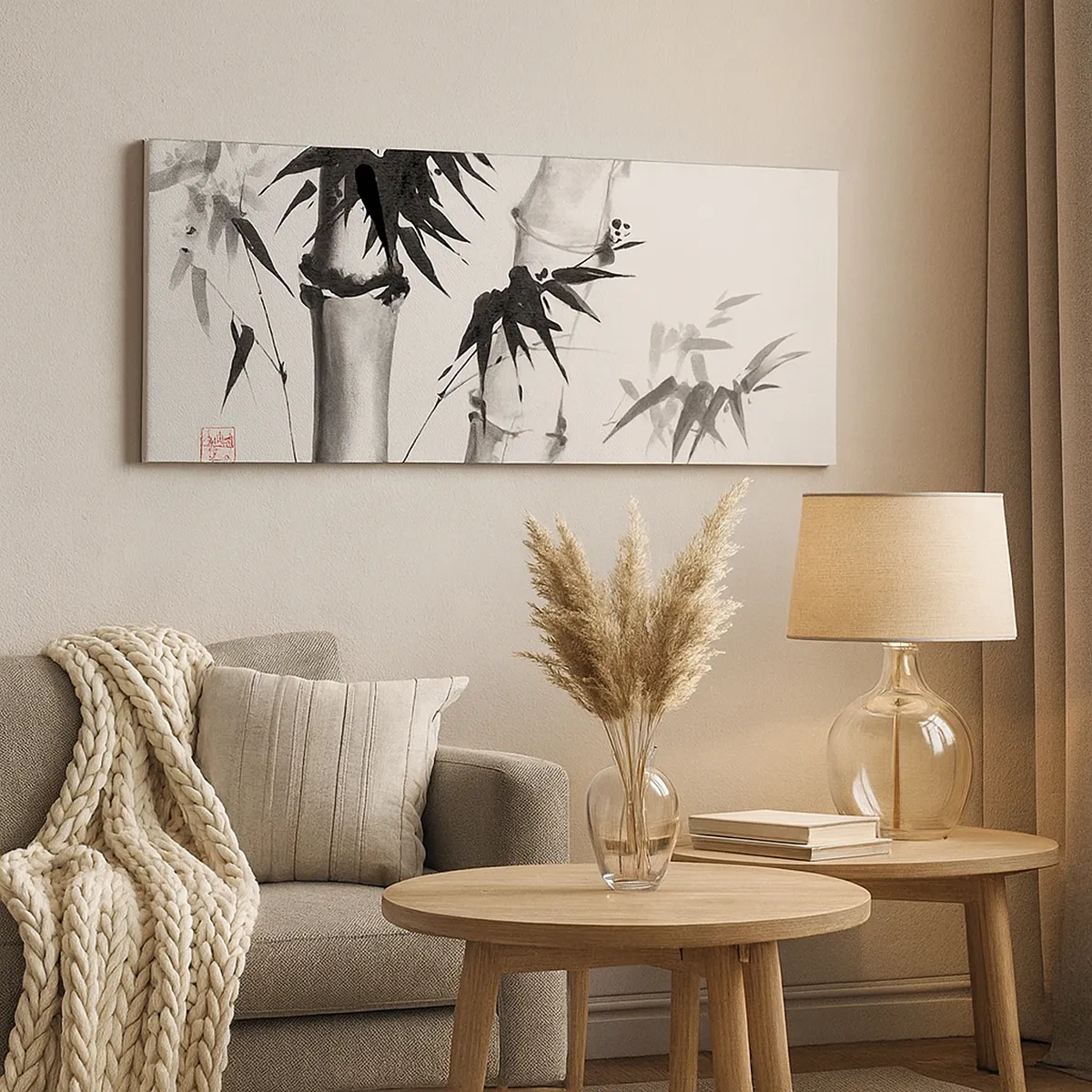 Lærredstryk - Billede på lærred - Nærbillede af Orienten - 30x30 cm