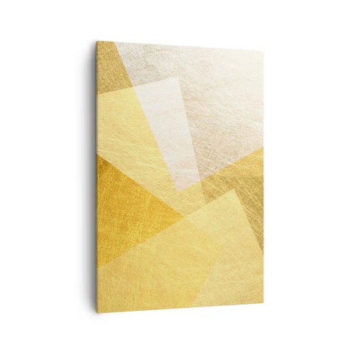 Lærredstryk - Billede på lærred - Geometriens vejr - 70x100 cm