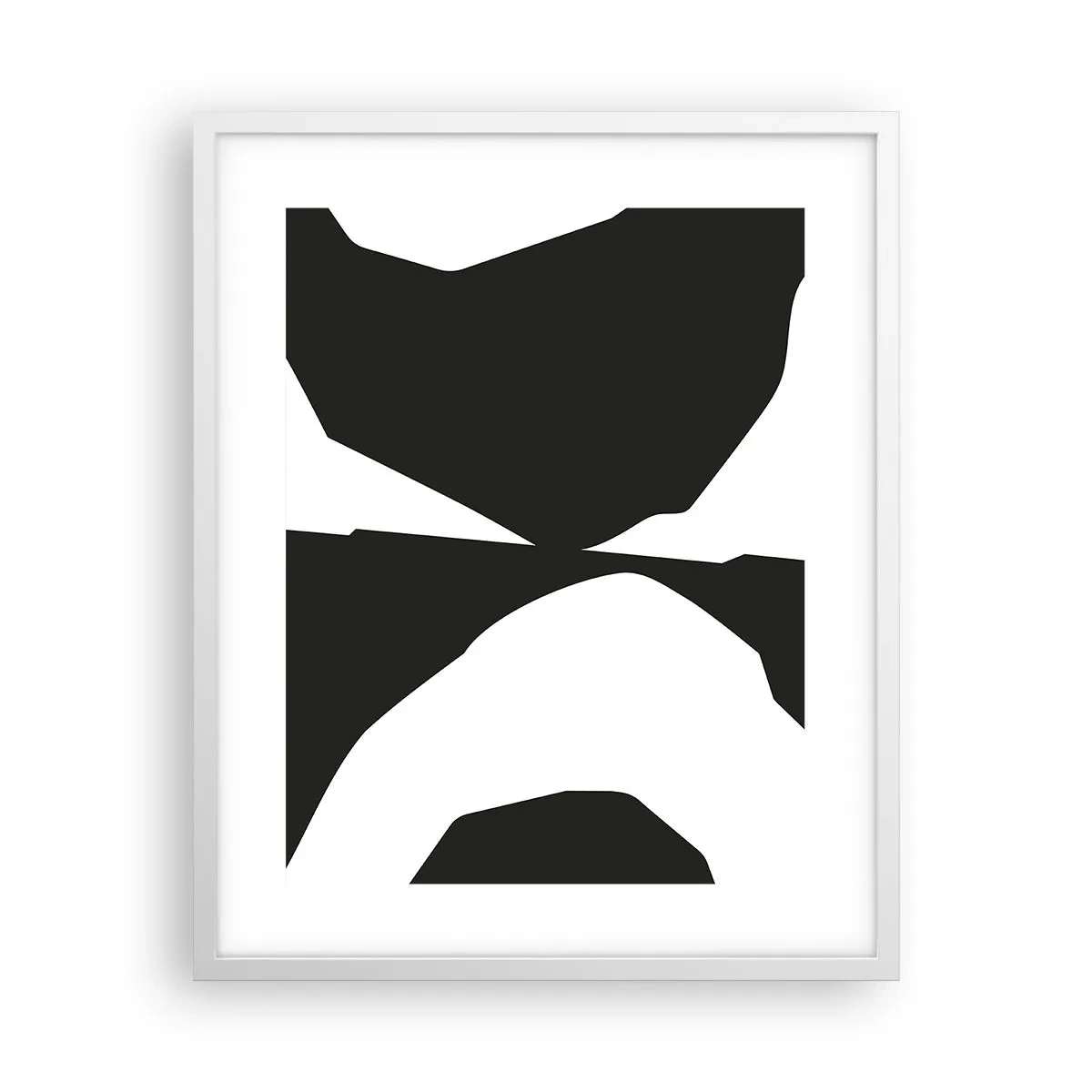 Plakat i hvid ramme - Positiv-negativ - 40x50 cm