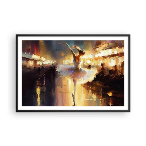 Plakat i sort ramme - Et mirakel på gaden - 91x61 cm