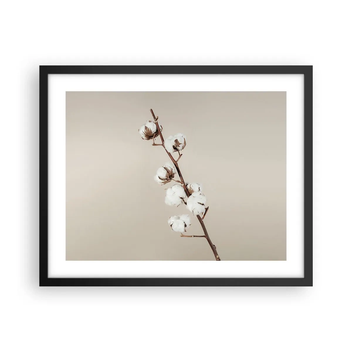 Plakat i sort ramme - Ved kilden til blødhed - 50x40 cm