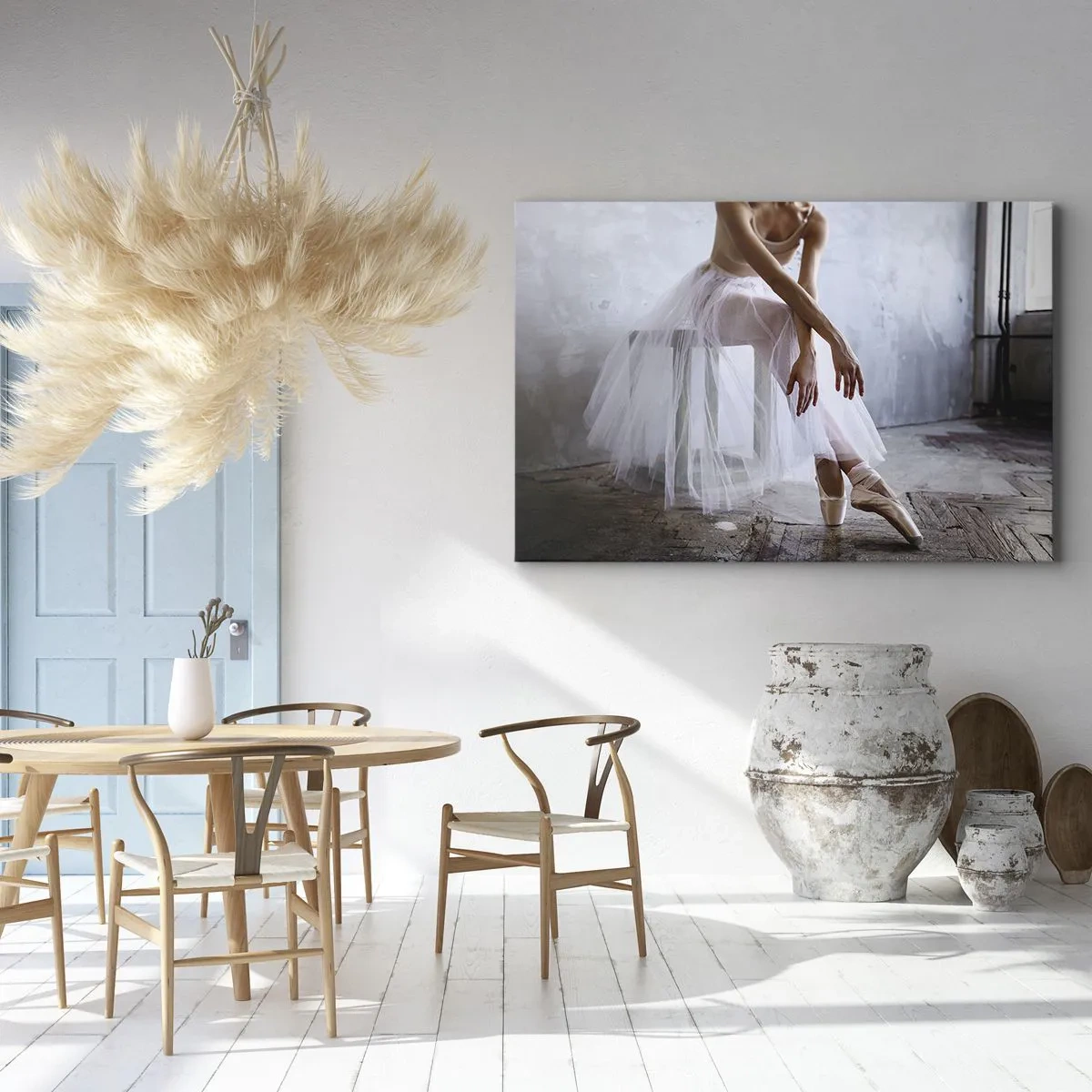 Lærredstryk - Billede på lærred - Før rampelysene skinner - 120x80 cm