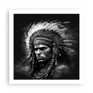 Plakat - Leder og kriger - 60x60 cm