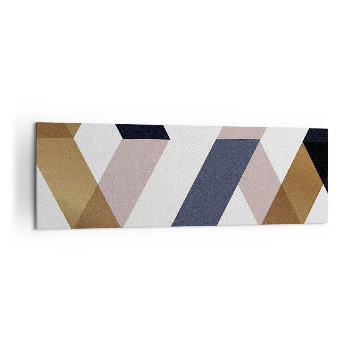 Lærredstryk - Billede på lærred - Planer og vinkler - 160x50 cm