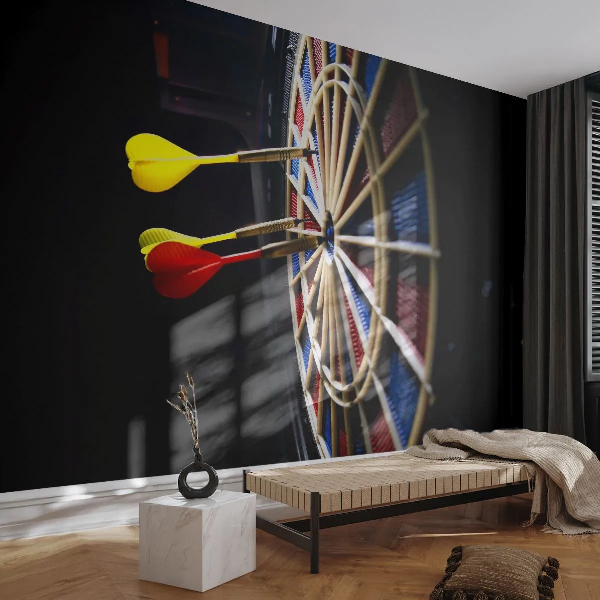 Fototapet Premium Canvas - Lige til sagen - Sport, Rivalisering, Spil - 250x175 cm