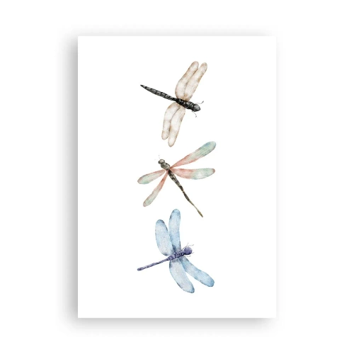 Plakat - Vægtløse guldsmede - 70x100 cm